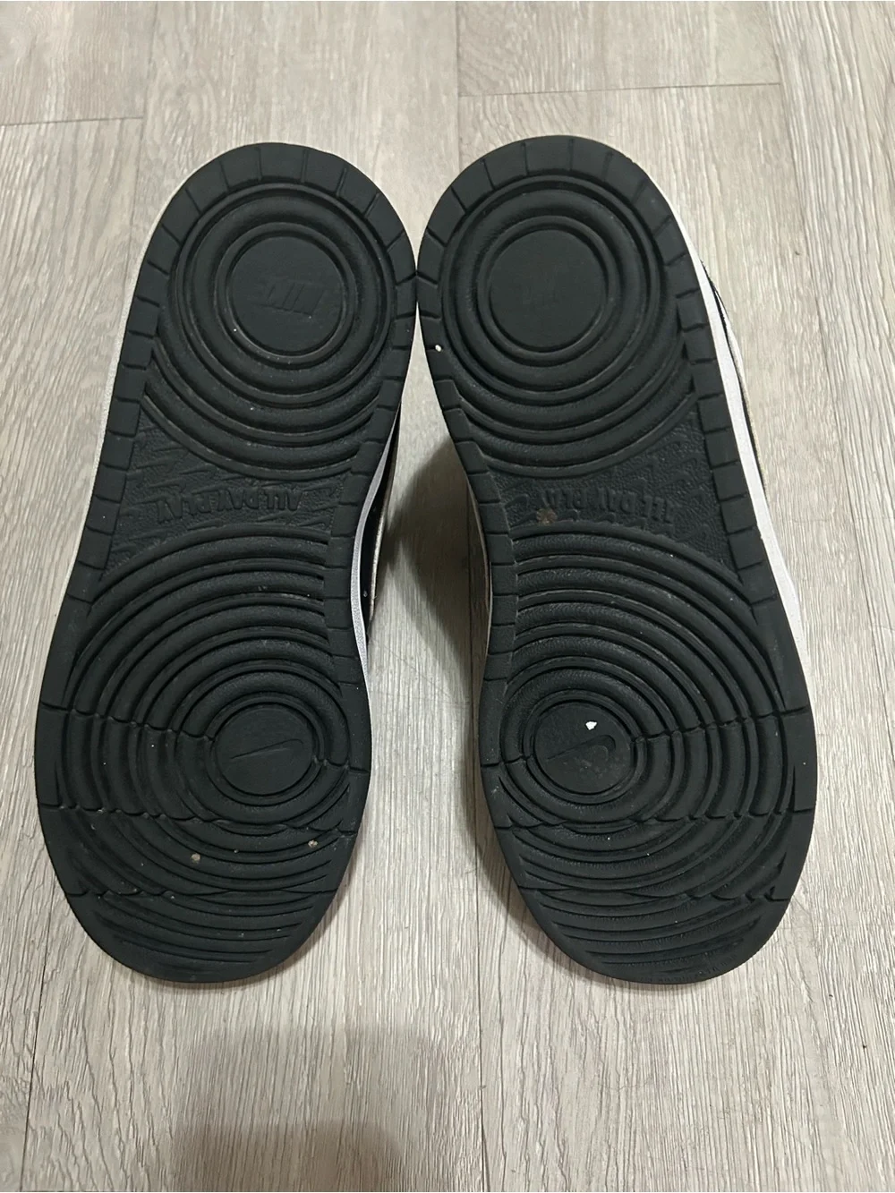 Nike Black & White Mid-Top Sneakers